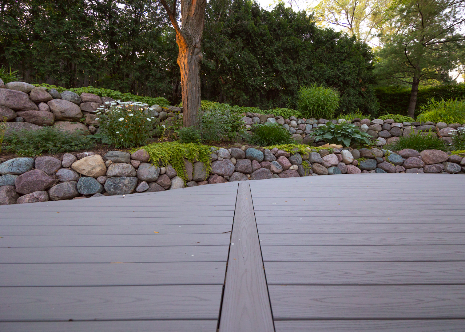 Custom TimberTech composite deck — Ace of Decks Chicago suburbs