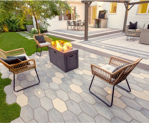 Techo-Bloc Hexa specialty pavers